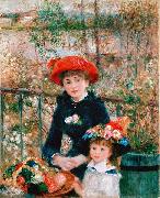 Pierre-Auguste Renoir On the Terrace, oil on canvas